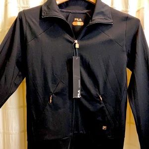 Fila lightweight drywic athletic zip up jacket NWT